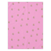 Nappe Roses roses sur rose (Devant)