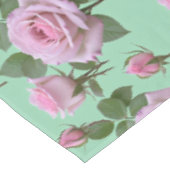 Nappe Roses roses tendres avec des reflets de lavande su (Angle)