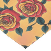 Nappe Roses Rouges Et Jaunes (Angle)