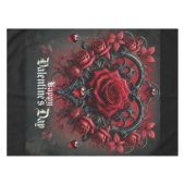 Nappe roses rouges gothiques Saint-Valentin (Devant (Horizontal))