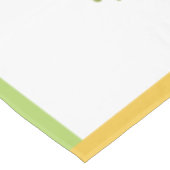 Nappe Rosh Hashanah : Une couronne de fleurs ovales colo (Angle)