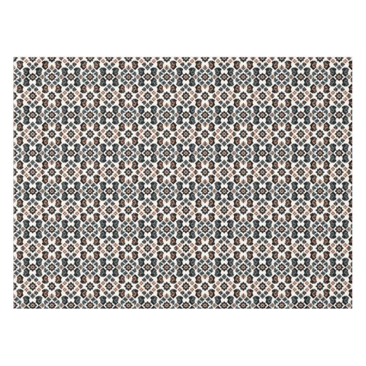 Nappe Rottweiler Floral Geometric Pattern (Devant (Horizontal))