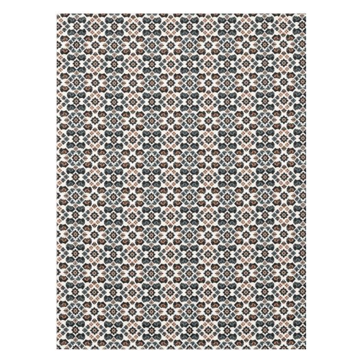 Nappe Rottweiler Floral Geometric Pattern (Devant)