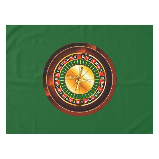 Nappe Roue de roulette de casino (Devant (Horizontal))