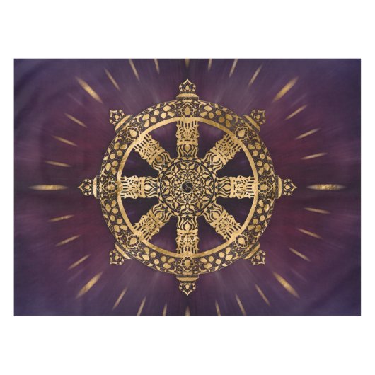 Nappe Roue Dharma - Dharmachakra (Devant (Horizontal))