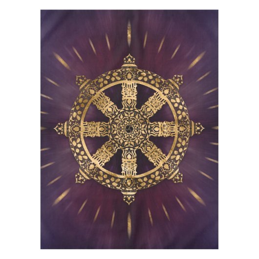 Nappe Roue Dharma - Dharmachakra (Devant)