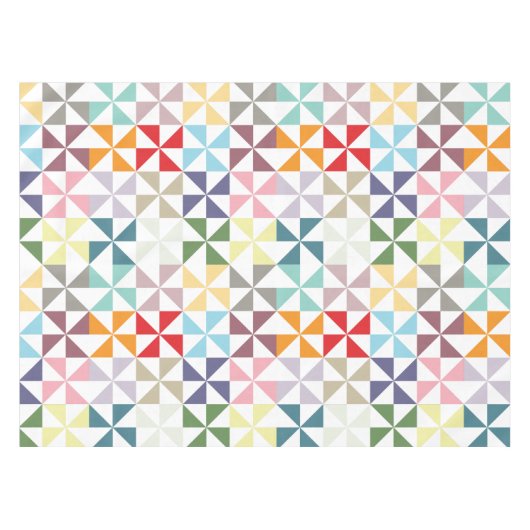 Nappe Roue géométrique colorée (Devant (Horizontal))