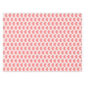 Nappe Rouge Abstrait n Blancs Valentine Coeur (Devant (Horizontal))