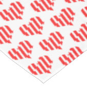 Nappe Rouge Abstrait n Blancs Valentine Coeur (Angle)