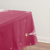Nappe Rouge avec arbre de Noël blanc (In Situ)