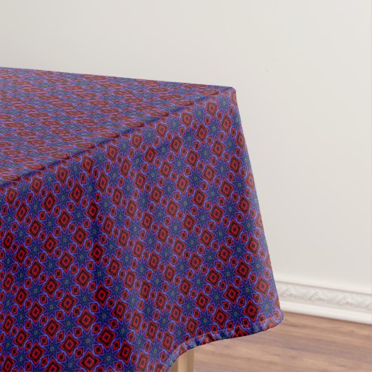 Nappe Rouge avec des étoiles bleues (In Situ)