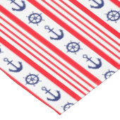 Nappe Rouge Blanc Bleu Nautilus Ancres Roues Bateau (Angle)