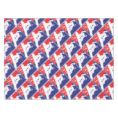 Nappe Rouge-Blanc-et-Bleu-Neige-Boa (Devant (Horizontal))