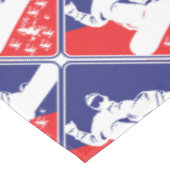 Nappe Rouge-Blanc-et-Bleu-Neige-Boa (Angle)