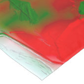Nappe Rouge, blanc et vert Abstrait (Angle)