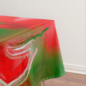 Nappe Rouge, blanc et vert Abstrait (In Situ)