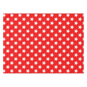 Nappe Rouge Blanc étoiles Motif décoratif (Devant (Horizontal))