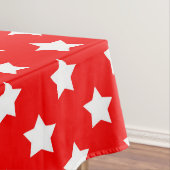 Nappe Rouge Blanc étoiles Motif décoratif (In Situ)