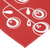 Nappe Rouge Blanc Floral (Angle)