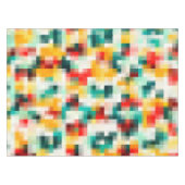Nappe Rouge bleu vert jaune blanc Motif Abstrait (Devant (Horizontal))