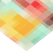 Nappe Rouge bleu vert jaune blanc Motif Abstrait (Angle)