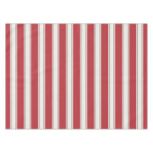 Nappe Rouge Classique, Blanc et Rayures de Souris Mocha (Devant (Horizontal))