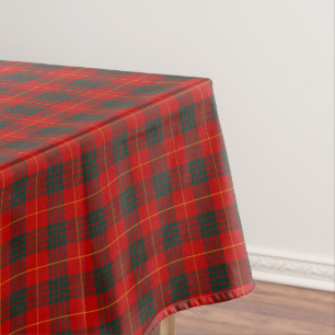 Nappe Rouge de Cameron de clan et tartan d'écossais de