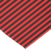 Nappe Rouge de Noël et rayure noire (Angle)