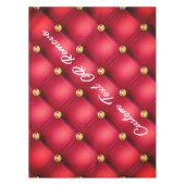 Nappe Rouge Diamant Tuflot et texte personnalisé (Devant)