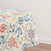 Nappe Rouge et arrière - plan de marine avec l'ancre (In Situ)