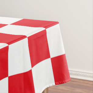 Nappe Rouge et blanc Checkered