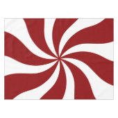 Nappe Rouge et blanc de remous de sucrerie de menthe (Devant (Horizontal))