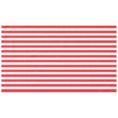 Nappe Rouge et Blanc Rayé Épais (Devant (Horizontal))