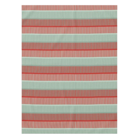 Nappe Rouge et vert rayé (Devant)
