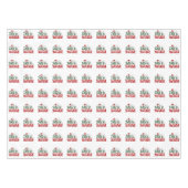 Nappe Rouge festif et vert Feliz Navidad (Devant (Horizontal))
