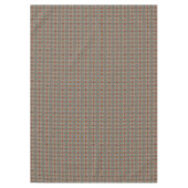 Nappe Rouge foncé bleu Turquoise Taupe Brown mosaïque tr (Devant)