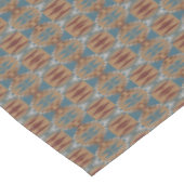 Nappe Rouge foncé bleu Turquoise Taupe Brown mosaïque tr (Angle)
