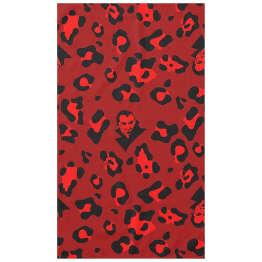 Nappe rouge halloween vampire impression léopard goth (Devant)