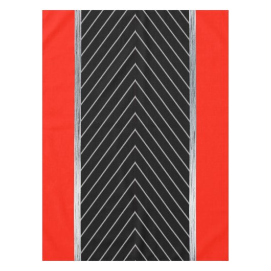 Nappe Rouge, noir, noir et blanc (Devant)