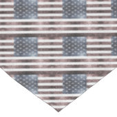 Nappe Rouge rustique Bleu Bleu Étincelles drapeau motif  (Angle)