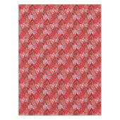 Nappe Rouge, rustique, patchwork (Devant)