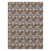 Nappe Rouge Vert blanc Faux Knit Motif de Noël (Devant)