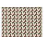 Nappe rouge vert et géométrique beige (Devant (Horizontal))