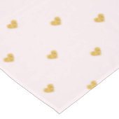 Nappe Rougissent des coeurs de rose et d'or (Angle)