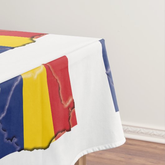 Nappe ROUMANIE DRAPEAU Patriotique (In Situ)