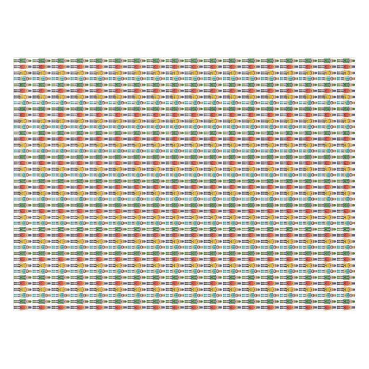 Nappe Rows of Modern Colorful (Devant (Horizontal))