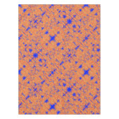 Nappe Royal Blue And Citrus Orange Tropical Art Design (Devant)