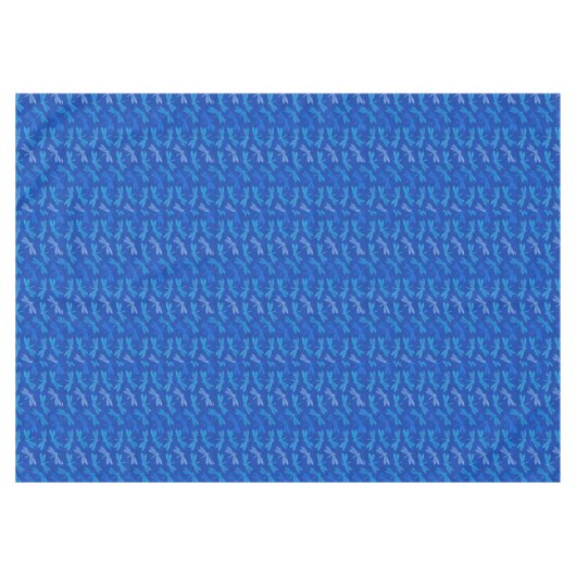Nappe Royal Blue Dragonfly Motif décoratif (Devant (Horizontal))