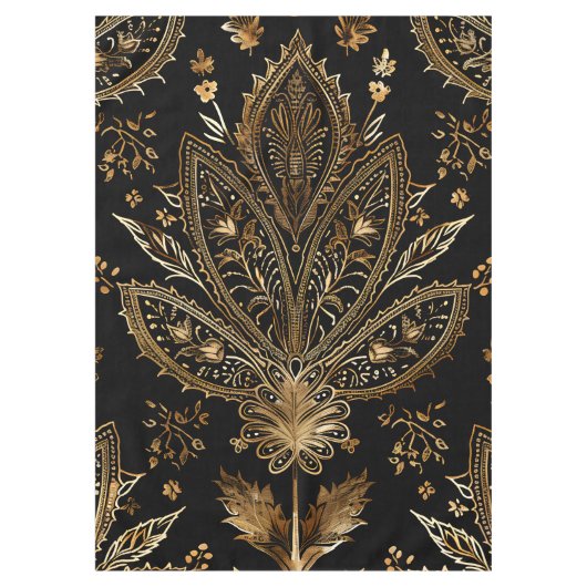 Nappe Royal Indian Luxury Black & Gold (Devant)