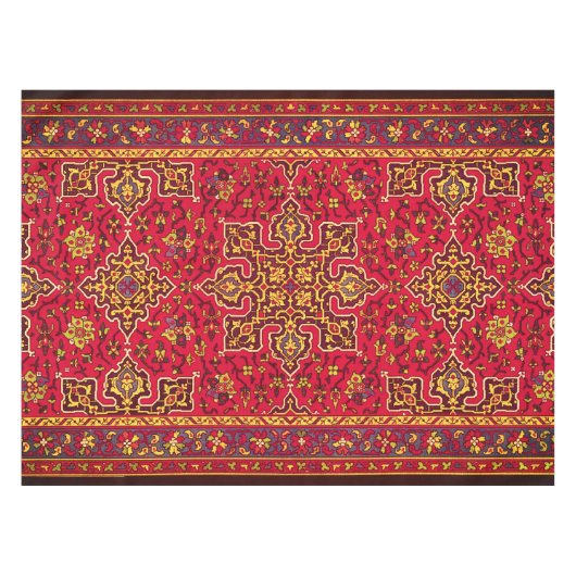 Nappe Ruban perse rouge et or (Devant (Horizontal))